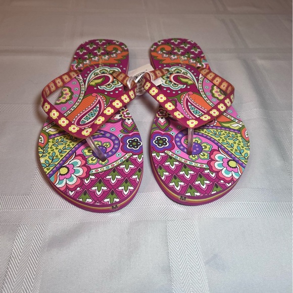 Vera Bradley Paisley Flip Flops - Picture 3 of 6